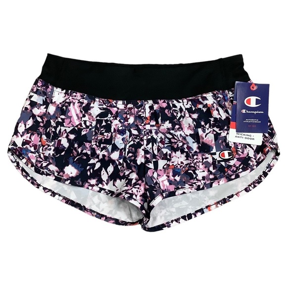 Women's Champion Small 4 - 6 Shorts Sport Pattern Activewear Athletic Yoga NWT - Picture 2 of 10